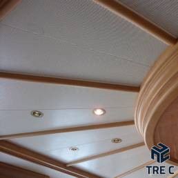 Doghe controsoffitto in lamiera esecuzione speciale