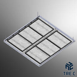 HATCH FOR METAL CEILING PANELS